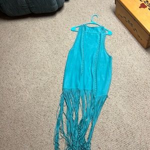 Crazy train Fringe studded vest